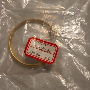 Gold metal bracelet